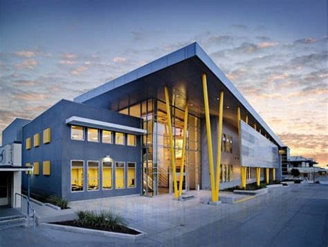 Modern educational institute building